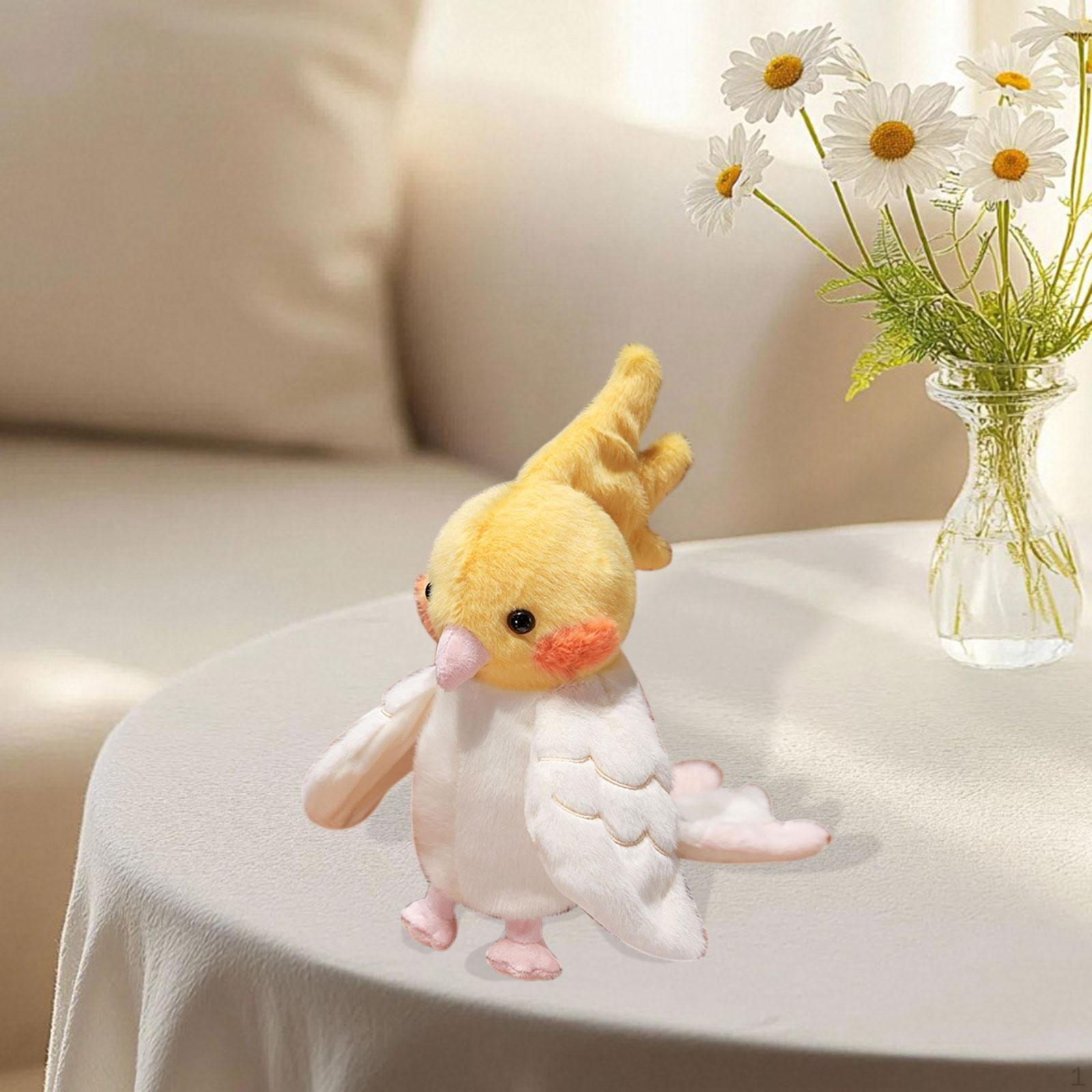 

Ручная кукла-попугай, Интерактивная птица, Детский подарок, Кукла для счетных игр Yellow and White