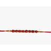 Traditional Handmade rudraksh beads Rakhi Bracelet for Brother, Sister & Father - Designer Rakhi Set