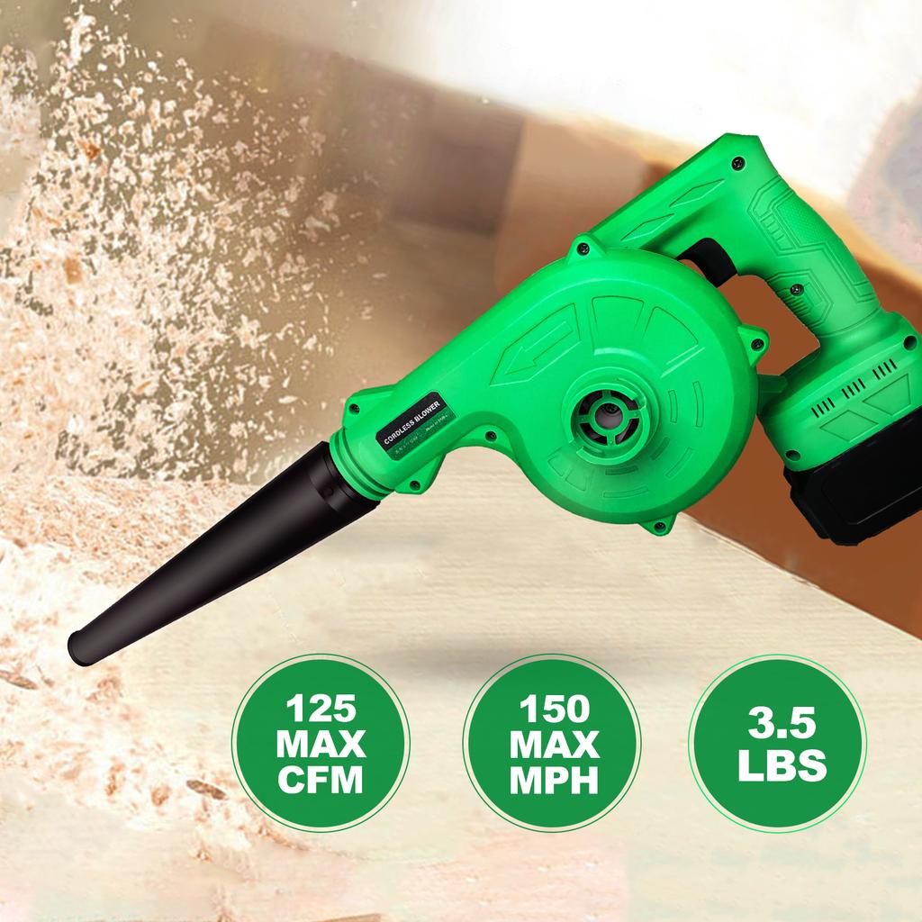 20V Cordless Electric Blower Powerful Leaf Cleaner with Battery Power Drop Shipping for EU