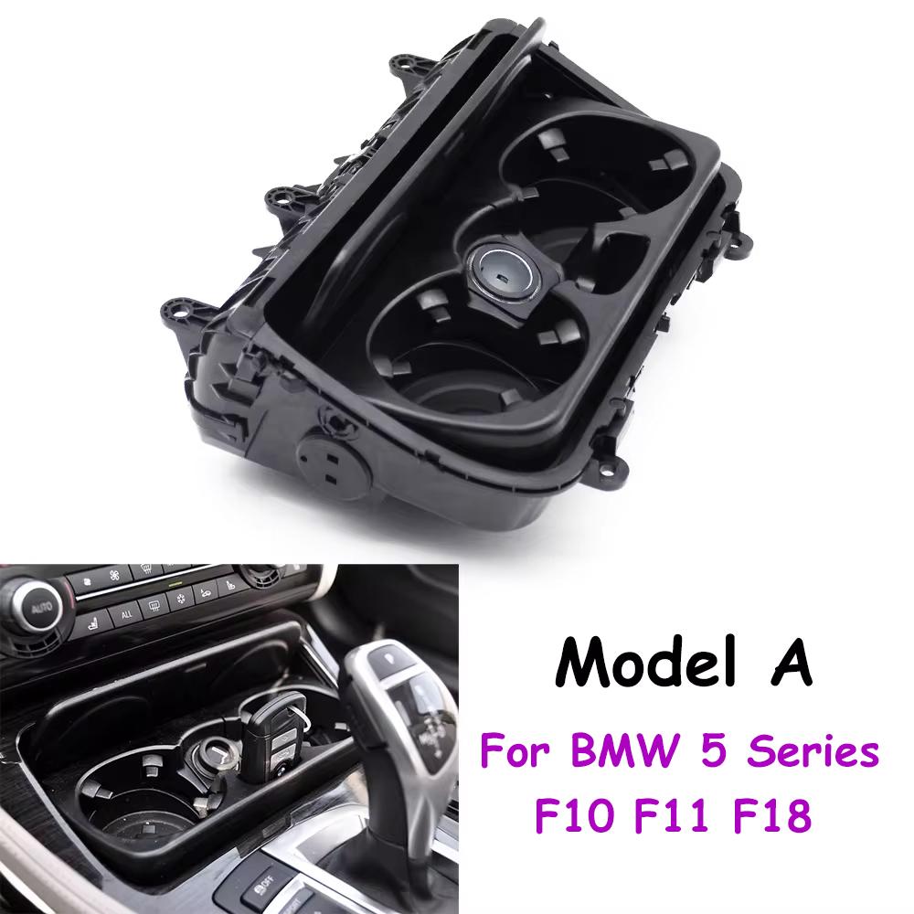 F10 F11 F18 Interior Car Front Center Console Drink Water Cup Holder Assembly For BMW 5 Series 523 528 530 535 540 51169256131