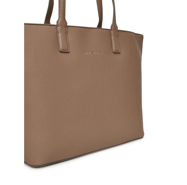 Сумочка Tommy Hilfiger Th Logotape Tote AW0AW17449 бежевый