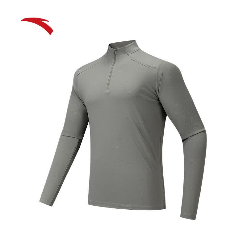 Anta Men's Half-Zip Zero Pressure Long-Sleeve T-shirt