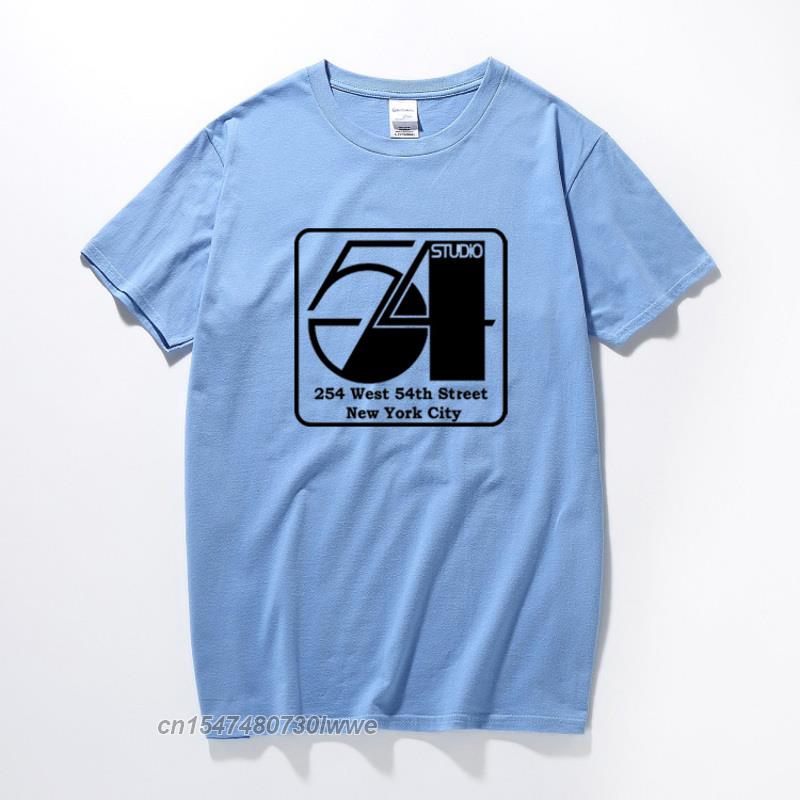 Studio 54 Shirt Disco 45 Vinyl Dance Throw Back Soul Unisex Clothes Top Camisetas Hombre Cotton T Shirt