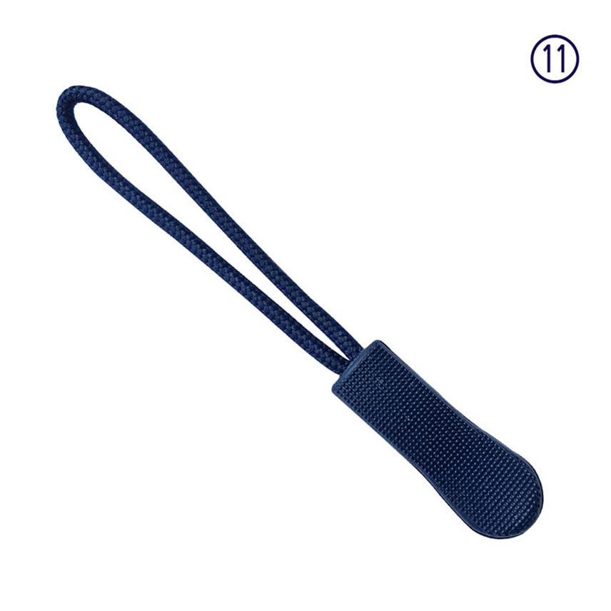 10pcs Zipper Pull Puller Zipper Repair Kit Colored Pull Tabs End Fit Rope Cord Replacement Clip Coat Backpack Zipper Accessories