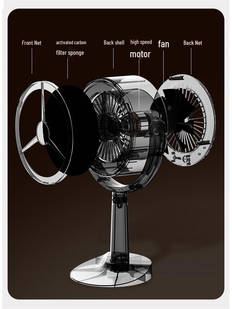 Portable Mini Desktop Range Hood for Hot Pot Cooking