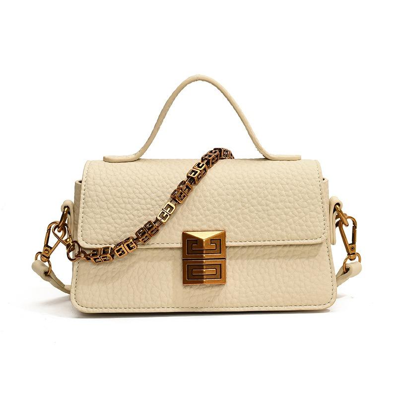 Heutige beliebte Tasche Damen neue modische Textur Schulter Umhängetasche einfach Pendler kleine quadratische Tasche vielseitig tragbar