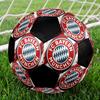 FC Bayern Munich Indoor Soccer Ball Colorful Machine Stitched PVC Size 5 Team Training Competition Ready Durable High-Bounce Cool Sports Gift