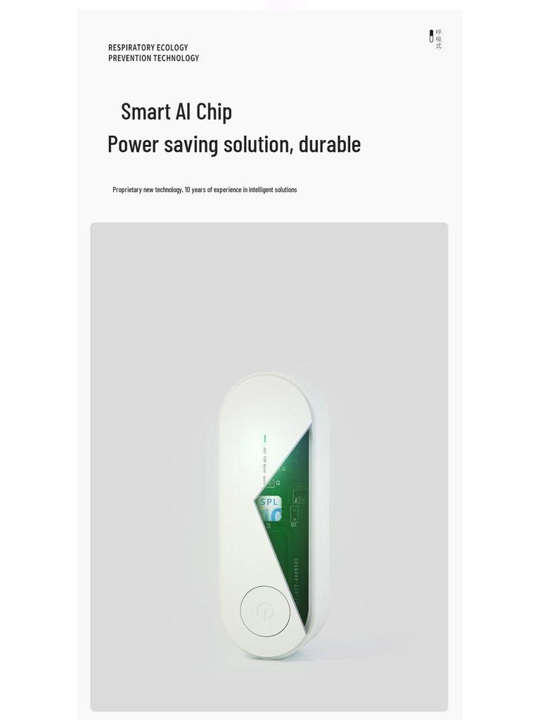 Mini Air Purifier for Home & Bedroom - Deodorizes, Removes Odors, Smoke, Dust, Pet Dander, and Formaldehyde with Negative Ions