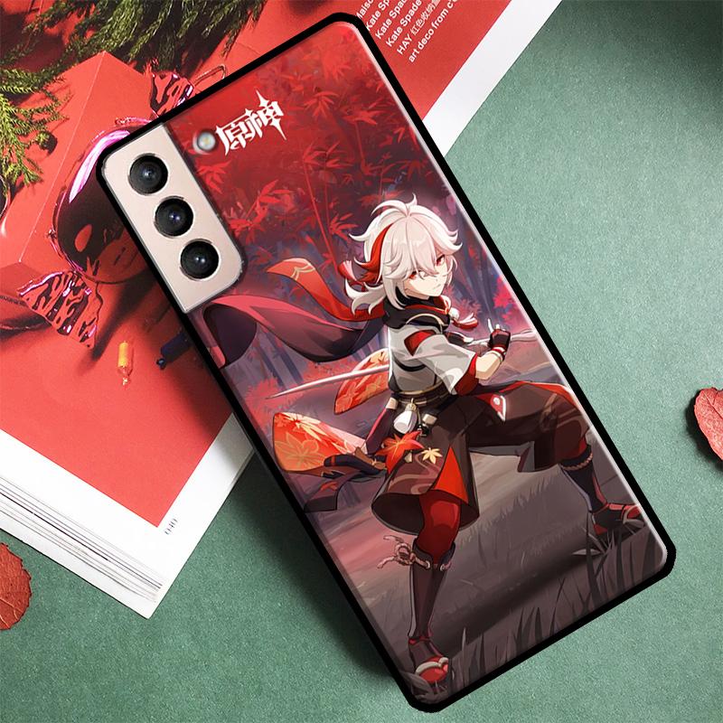 Genshin Impact Kaedehara Kazuha Phone Case For Samsung Galaxy S25 Ultra S9 S10 S20 S20 S21 S22 S23 Plus S24 FE Back Cover