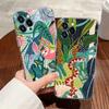 Jungle Art Illustration Snake Cats Sloth Case For Apple iPhone 17 16 15 14 13 12 11 Pro Max 16 Plus 16E 17Air 17Pro Phone Cover