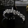 Koreansk Ny Stil Utsökt Kompakt Enkel Pärla Brud Bröllop Krona Huvudsmycke Krona Tiara Håraccessoarer
