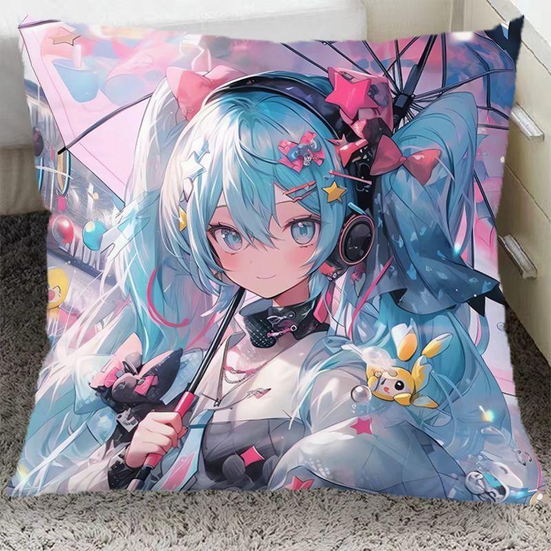 Hatsune Miku Periféria Dvojrozmerný Vankúš Študentská Izba Animácia Spálňový Vankúš Obývacia Izba Pohovka Vankúš Narodeninový Darček