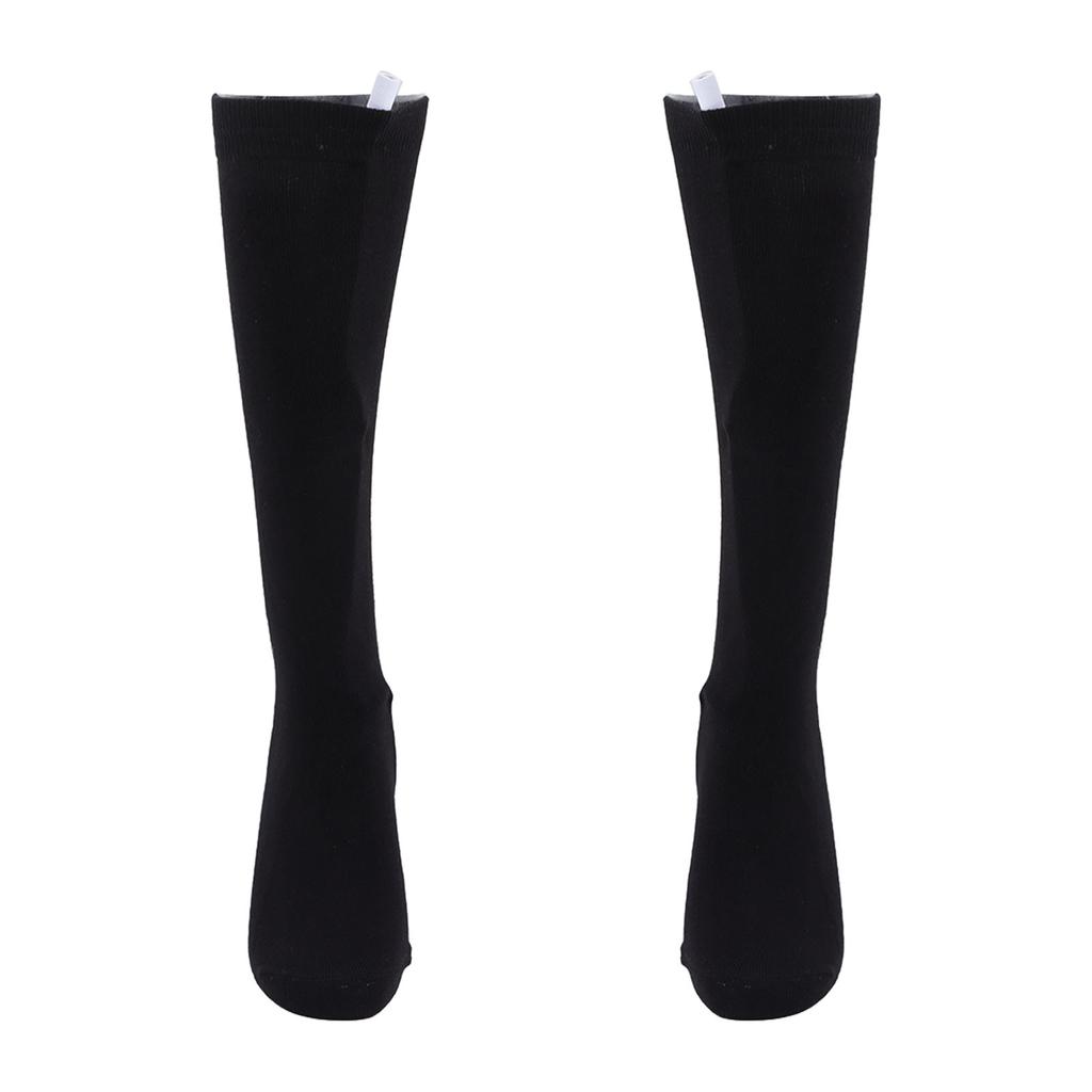 1Set Winter Cotton Heated Socks Rechargeable Electric Heated Socks for Men Women Outdoors Skating Skiing Hunting Fishing