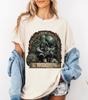 Personalized Viking Skull Comfort Colors, Norse Warrior T Shirt, Halloween Gothic Shirt, Custom Nordic Gift S0826-1074