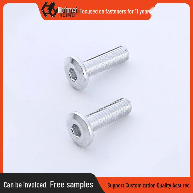 M3-M64 Huimei 4.8 Grade Galvanized Iron External Hex Bolt with Recessed Head