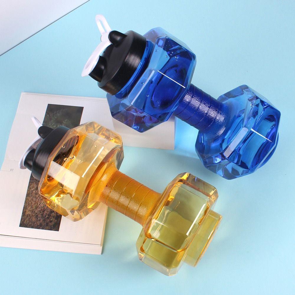 Creative Sports Kettle Dumbbell Shape Drink Bottle Fashion Water Bottle  Drinkware