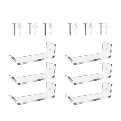 3/6pcs Space Saving Hat Organizer Baseball Caps Storage Rack Easy To Install Hats Display Stand Wall Mounted Hat Holder