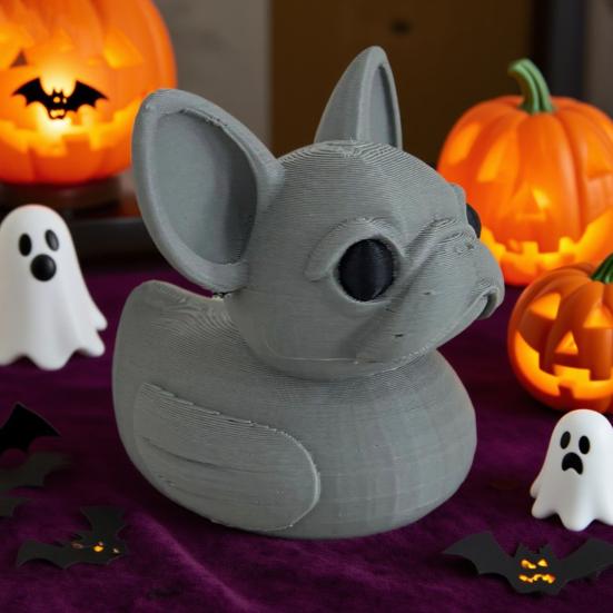 Yousheng Grim Reaper Duck Figurine Halloween Gothic Decoration 3D Printed Collectible Figures for Dashboard Desk Shelf Decor