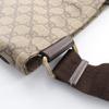 Used GUCCI GG Supreme Shoulder Bag 201446 PVC Coated Canvas Leather Beige Brown Used Unisex