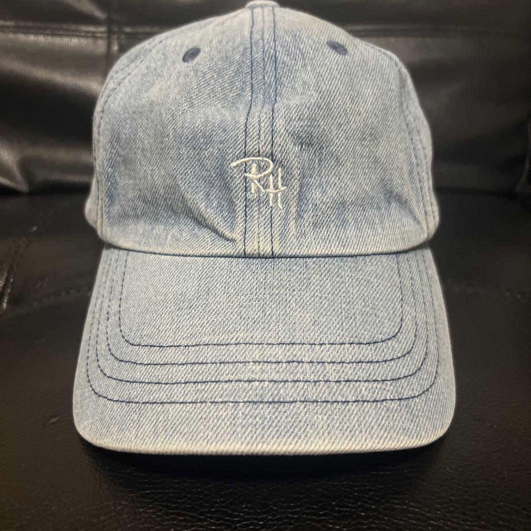 

[USED] RH Embroidered Logo Denim Baseball Cap Ron Herman