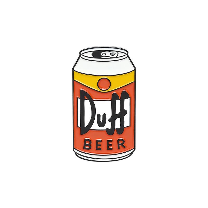 

Unique Creative Alloy Brooch In Cartoon Beverage Can Design Perfect For Fashionable Individuals StyleB
