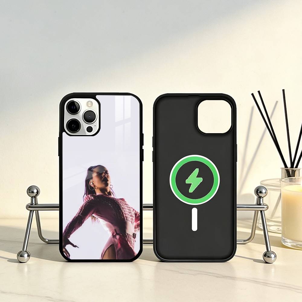 Singer Rosalia Phone Case For iPhone17,16,15,14,13,12,11 Plus,Pro Max Magnetic For Magsafe Wireless Charging