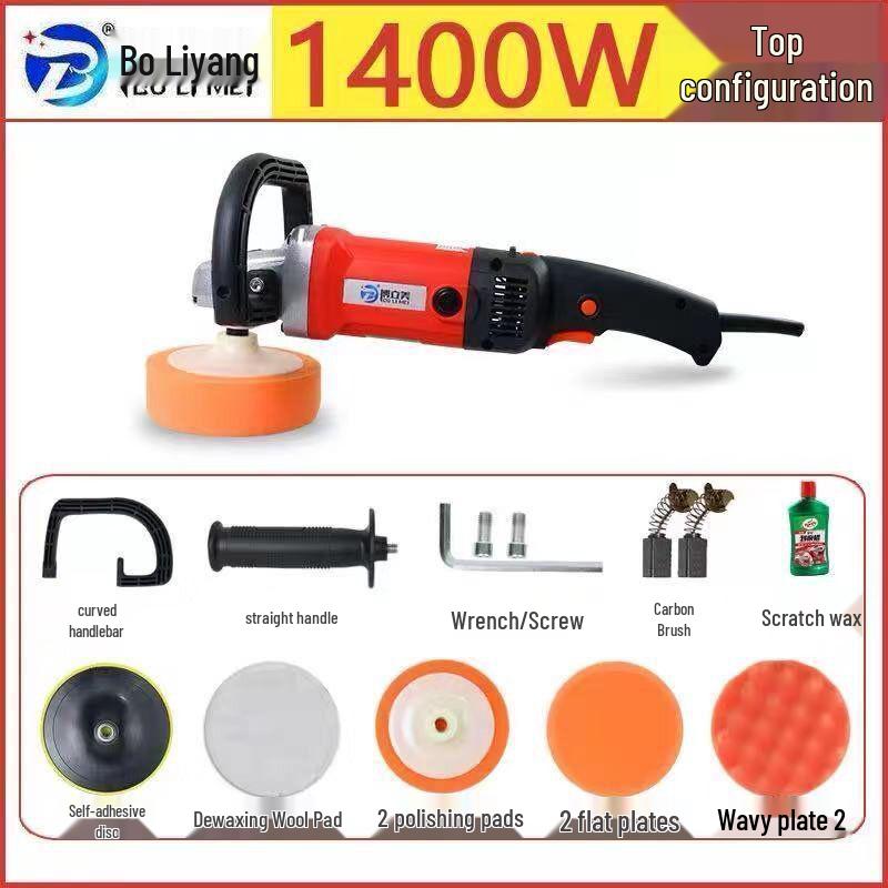 Electric Mini Car Polisher Waxing Tool for Scratch Repair and Household Use
