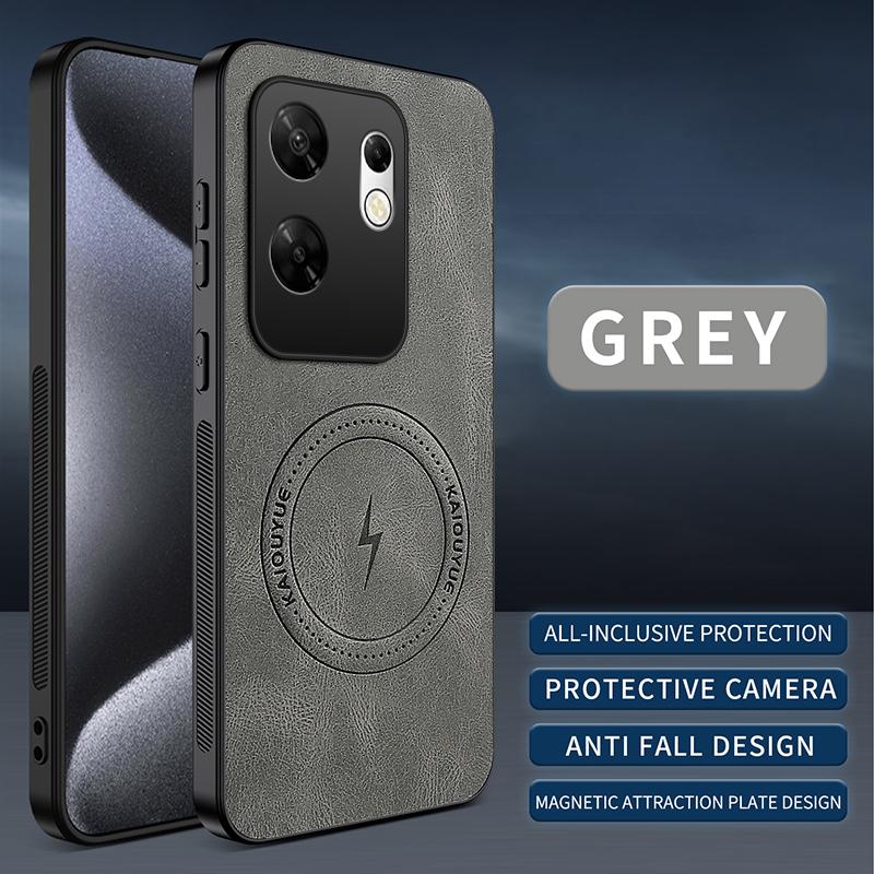 For Infinix Zero 30 New Style Magnetic Leather Matte Phone Case For Infinix Zero 30 Shockproof Bumper Soft Cover Zero 30 4G 5G