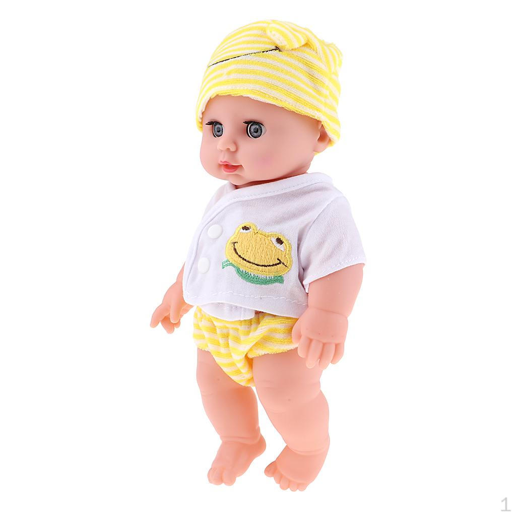 28cm Doll with Clothes Newborn Kids Learning Toy Birthday Gifts