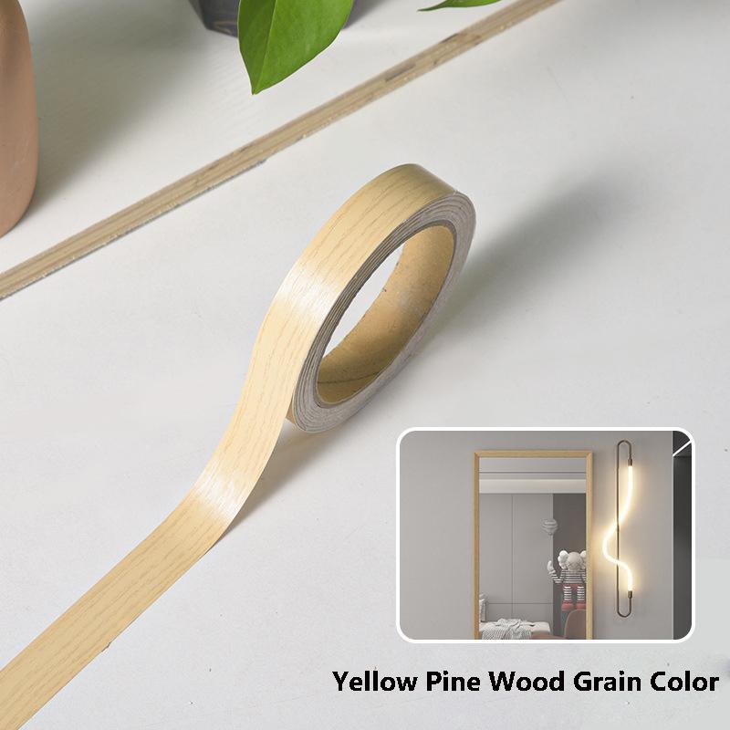 10M Wood Grain Edge Banding Covering Ugliness Repairing Wall Gaps Furniture Cabinet Door Frame Decoration Beautiful Seam Sticker
