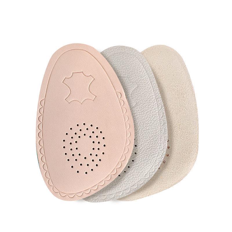 Thickened Leather Forefoot Pad: Soft, Shock-Absorbing, Anti-Slip, Breathable, Sweat-Absorbing, Adjustable High Heel Cushion