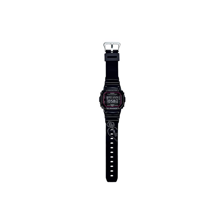 Casio Tattoo Theme Classic Retro Square Quartz Watch Unisex Watches Black SLV-18B-1