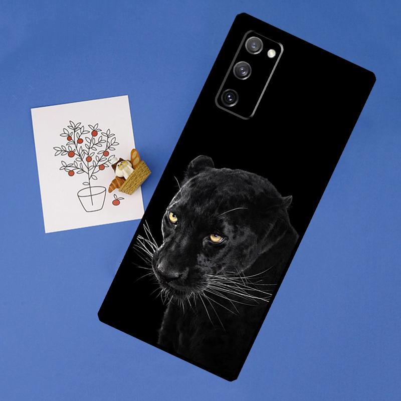 Tier Panther Handyhülle Für Samsung Galaxy S25 Ultra S9 S10 S20 S21 S22 Plus S24 FE S23 Ultra Rückabdeckung