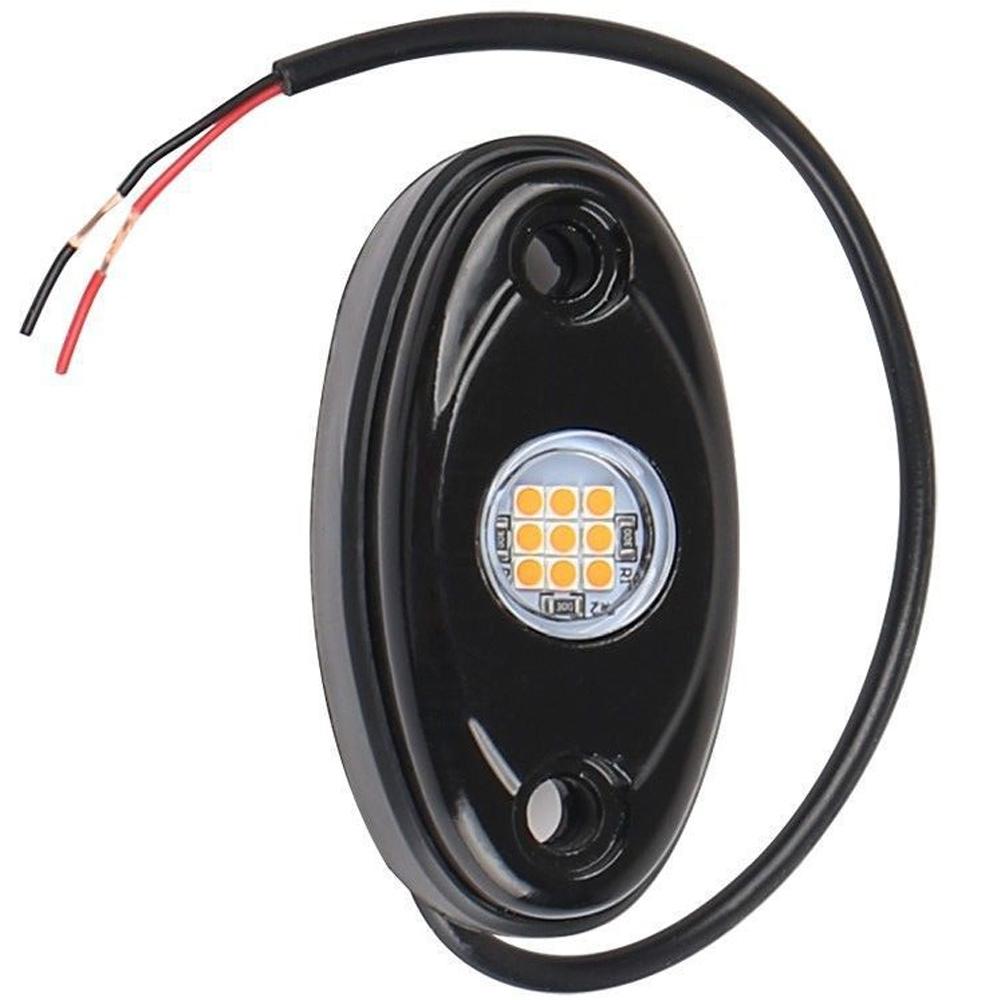 1 Pair Yellow White Led Mini Underbody Lights Off Road 9W Suitable for Most Types of Cars Such As Sedan SUV Trucks etc