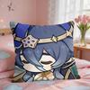 Layla Cute Genshin Impact Cushion Cover Square Short Plush Pillow Case Living Room Sofa Home Decor Funda X