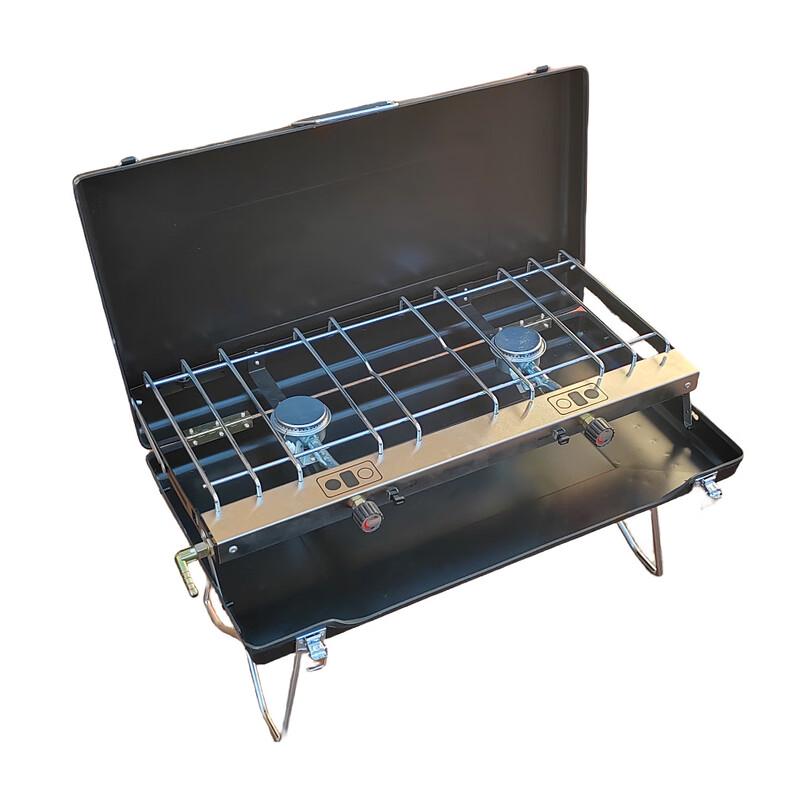 OEING Portable Folding Camping Stove & BBQ Grill