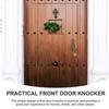 Comfortable Grip Retros Zincs Alloys Door Knocker for Rusts Proof Charm Simple Installation Suitable for Various Door