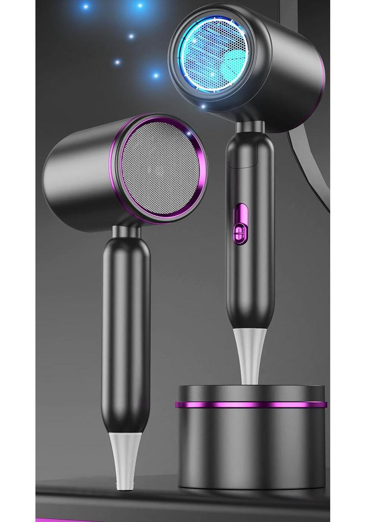 Foldable High-Speed Hair Dryer for Travel & Home, Portable with Constant Temperature & High Power