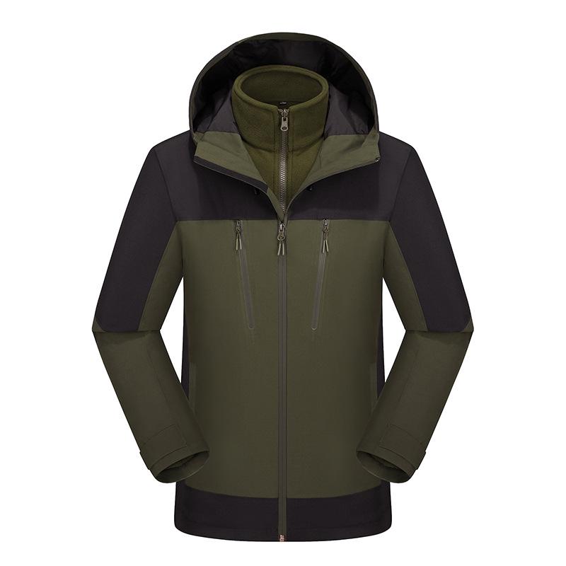 

Унисекс Ветровка для улицы: Костюм для походов и кемпинга три в одном, водонепроницаемый, ветронепродуваемый и теплый L