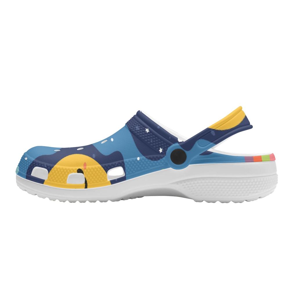 Graphic Printed EVA Clogs Slippers Women Men Easy Clean Lightweight Slip On Casual Sandals Lightweight Soft Sole Summer Daily Wear