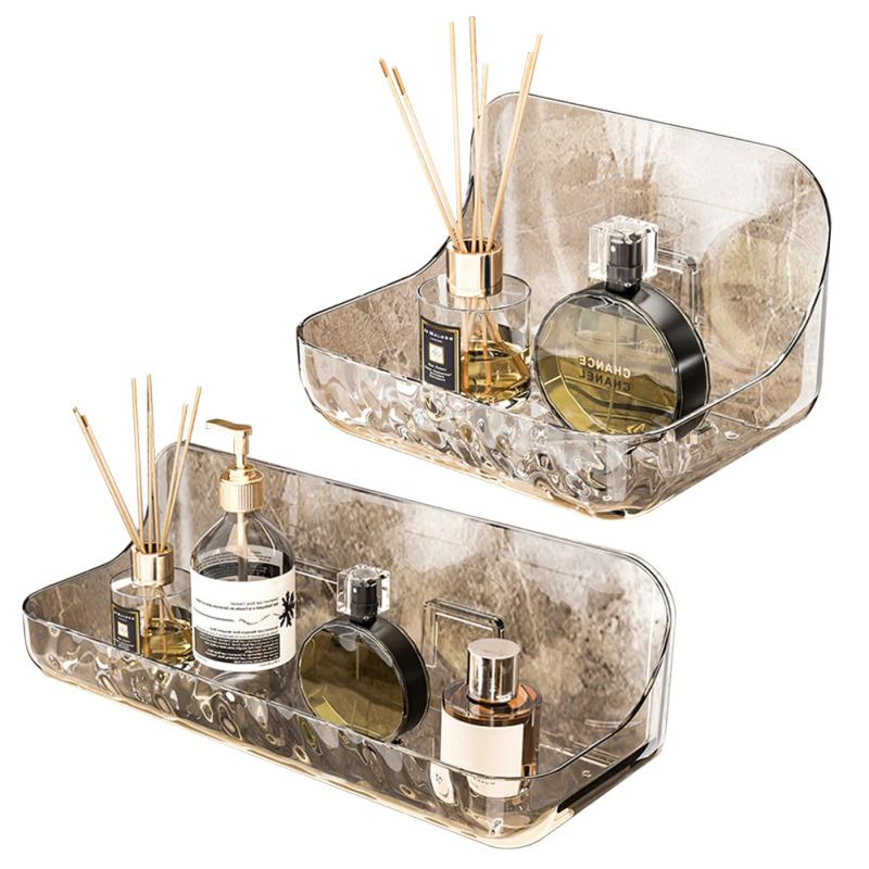 

Акриловая полка для душа, дозатор для душа, органайзер для мыла, водонепроницаемая, полка для хранения в ванной комнате, настенная