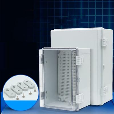 IP66 Waterproof Junction Box Gray/Transparent Cover Electrical Enclosure Box Outdoor