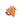 Temu Funny Personality Cat Car Body Scratch Sticker - Cartoon Pet Decal for Cars & Motorcycles