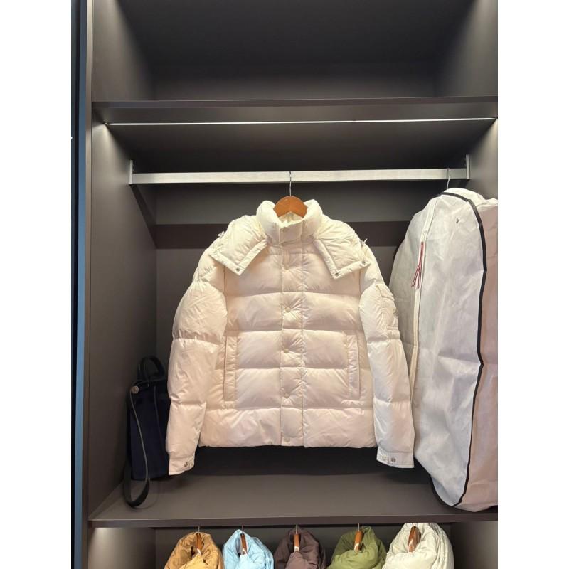 Premium Winter Hooded Down Jacket Men Women 86-90% White Duck 250-300g Fill Water Wind Resistant 700 Loft Nylon