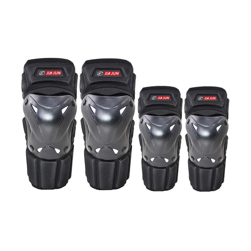 Adult Motorcycle Riding Protective Gear Set Knee Elbow Shin Guards Street Off-Road Touring Safety
