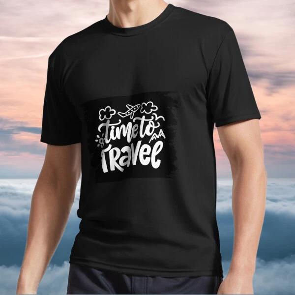 

New Shirt Time to Travel Active Logo TEE T-Shirt Funny American Size S to 5XL 2XL