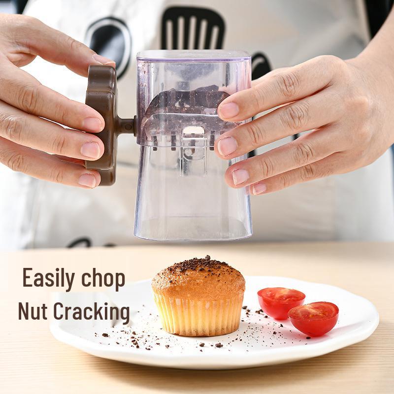 Manual Nut & Fruit Grinder for Chocolate, Walnuts, Peanuts, and Dried Fruits