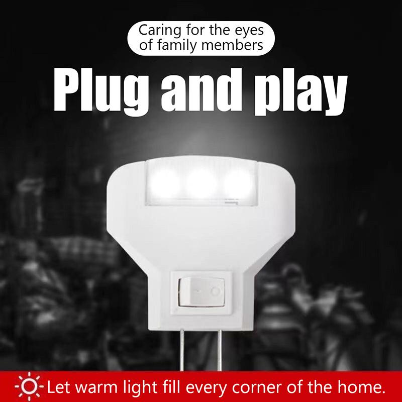 Creative Lamp Led Night 1W Plug Light Bed Wall Lamp Home Illumination Bedroom Light Home Decoration