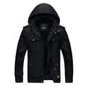 Mens Winter /Autumn Clothes Windbreaker Military Field Army Jackets Flight Pilot Hooded Top Coat
