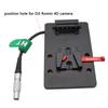 HangTon Plate Power Supply for DJI Ronin 4D Female 10cm V-Mount V-Lock Camera, 6-Pin Connector,
